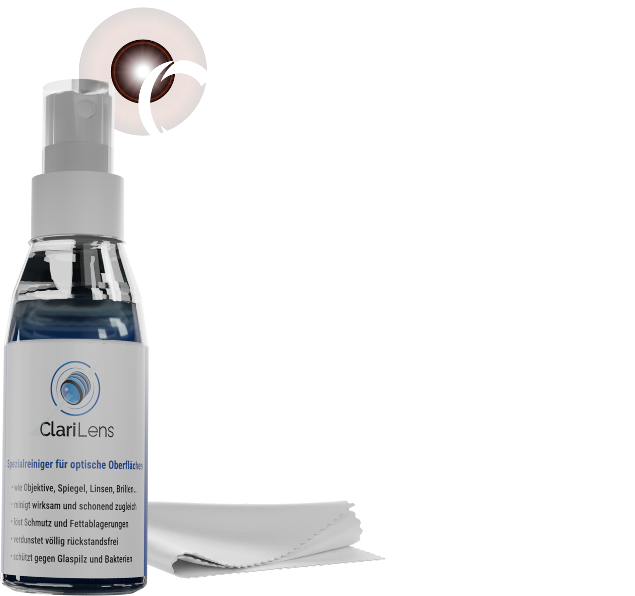 eine Flasche Clarilens Reinigungsmittel